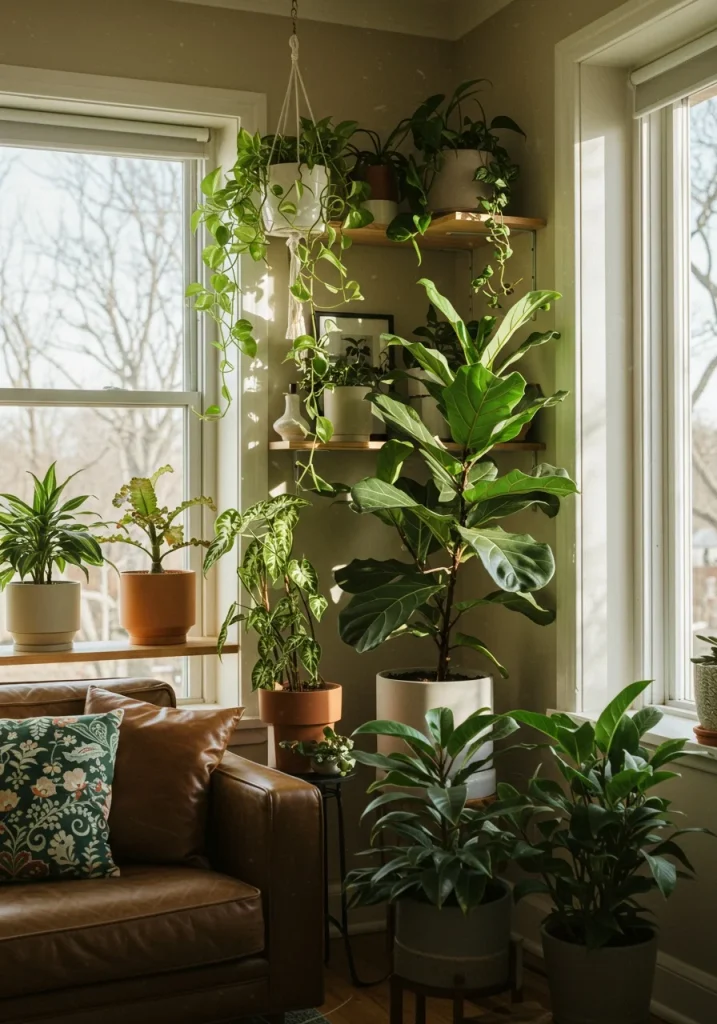 Fill the Room with Houseplants