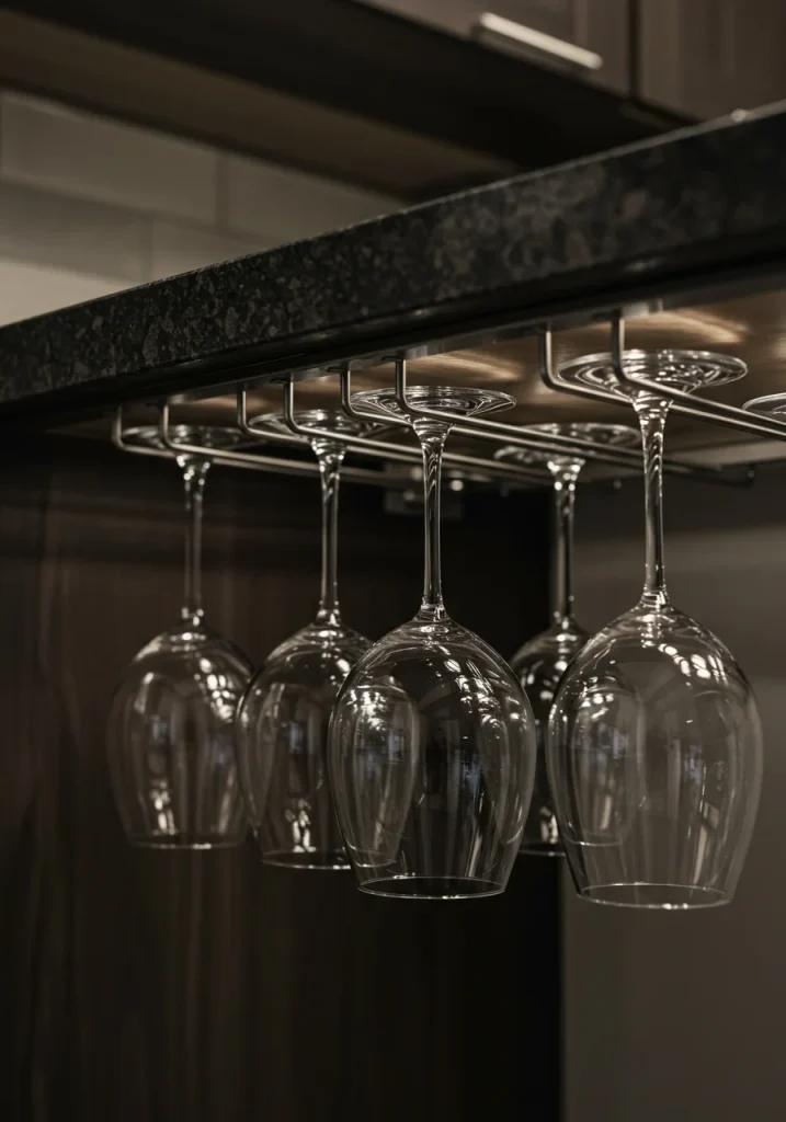 Install a Stemware Rack