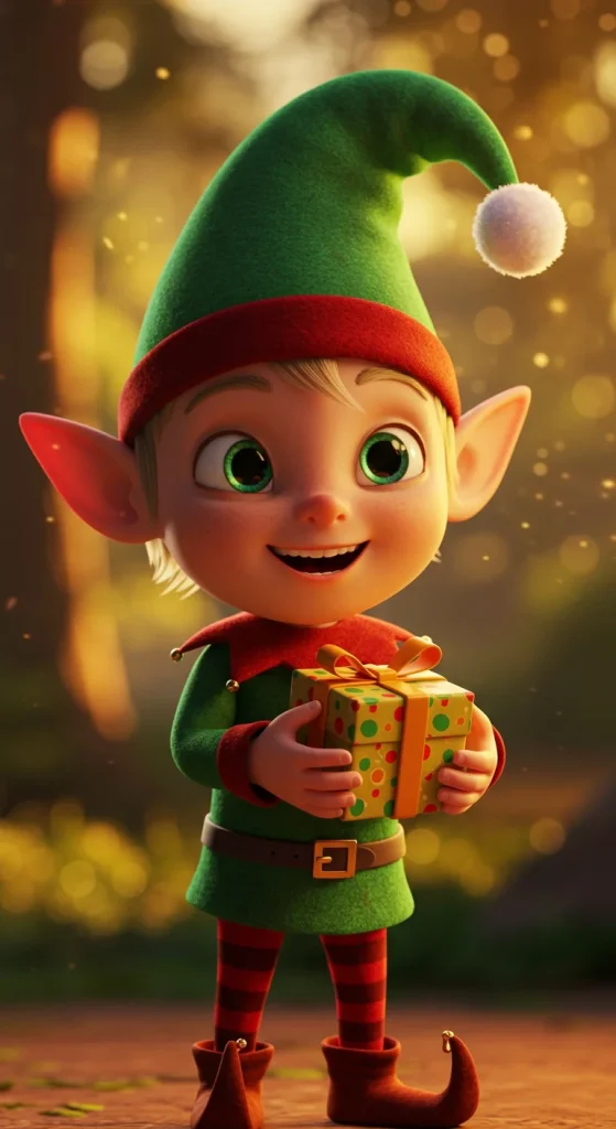 The Cheerful Elf Costume