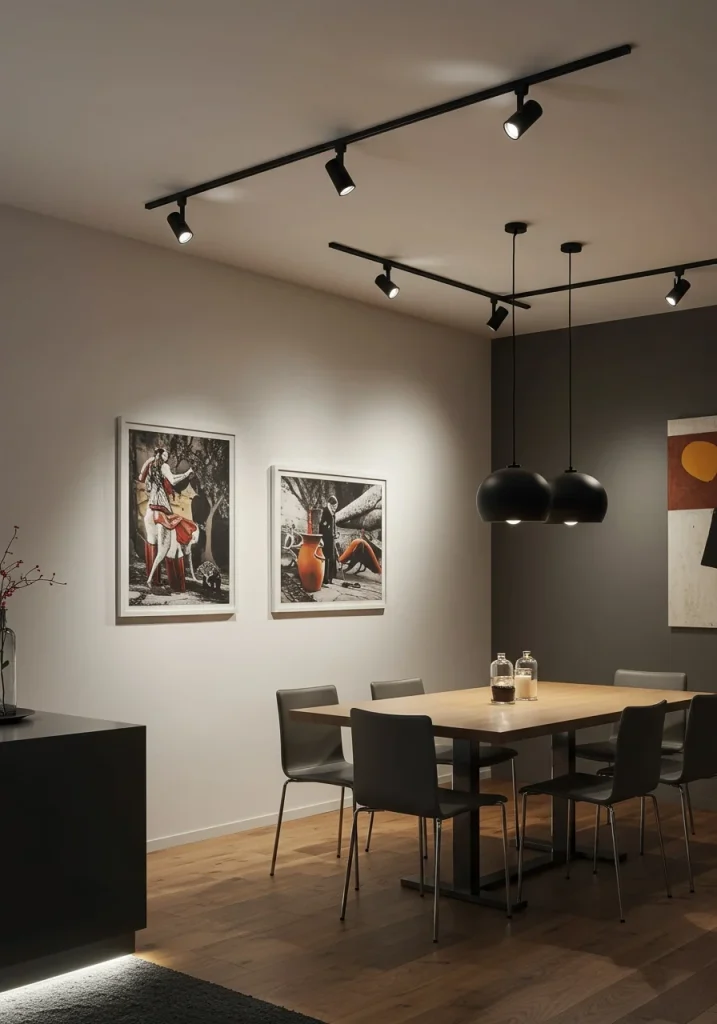 Try a Modern Track Lighting System