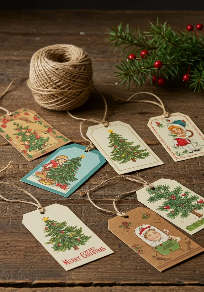 Upcycle Last Year's Cards into Gift Tags