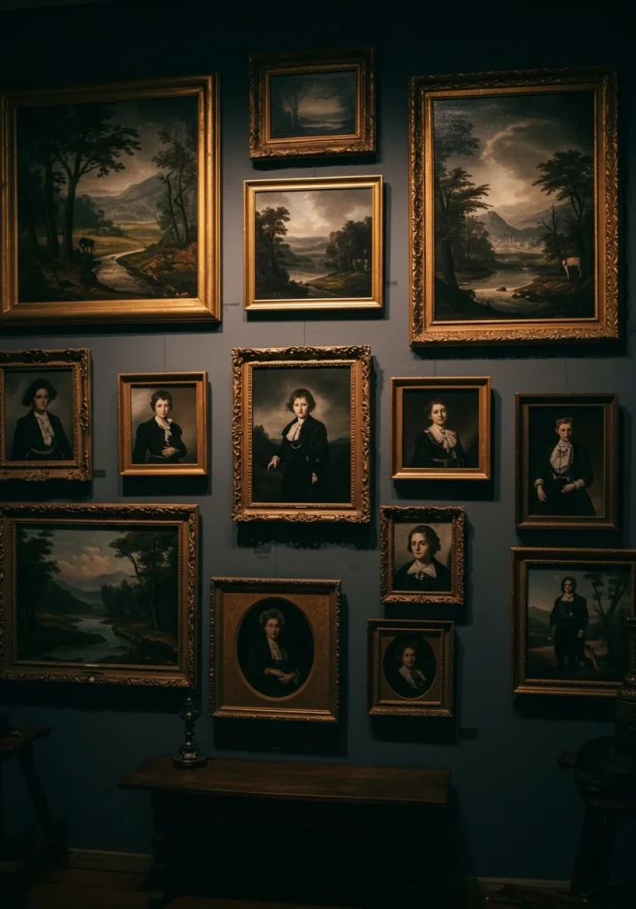 Add a Gallery Wall of Moody Art