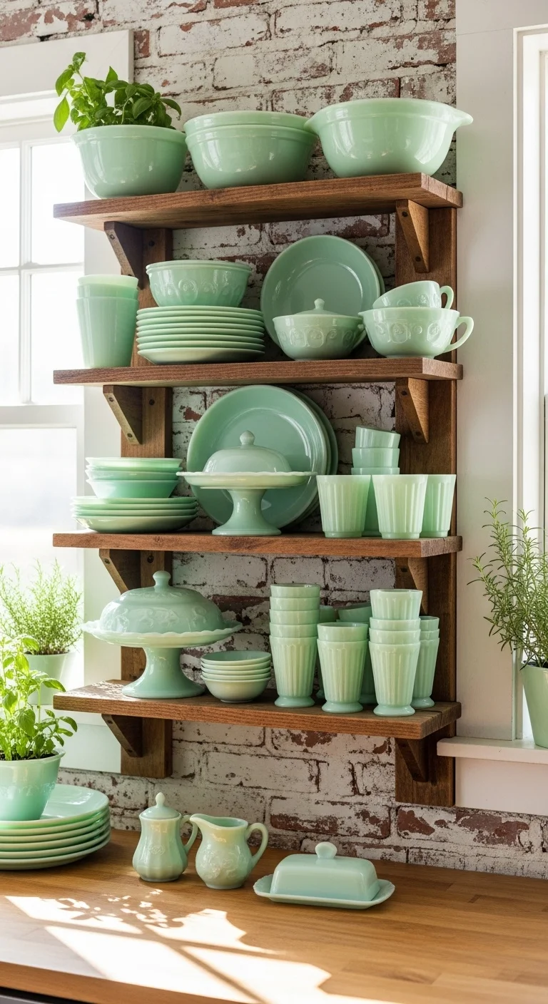 Display Your Collections on Open Shelving