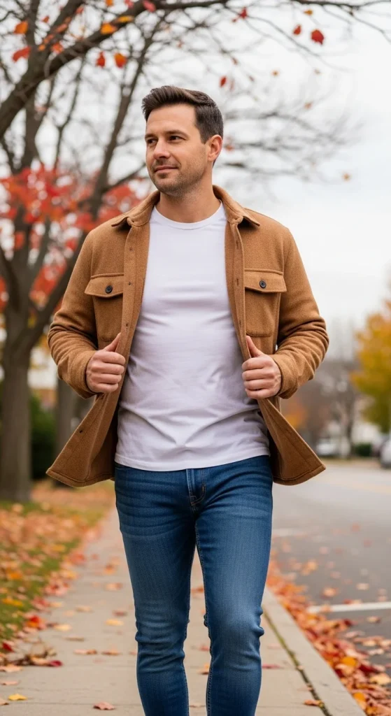 The Shacket and Stretchy Jeans