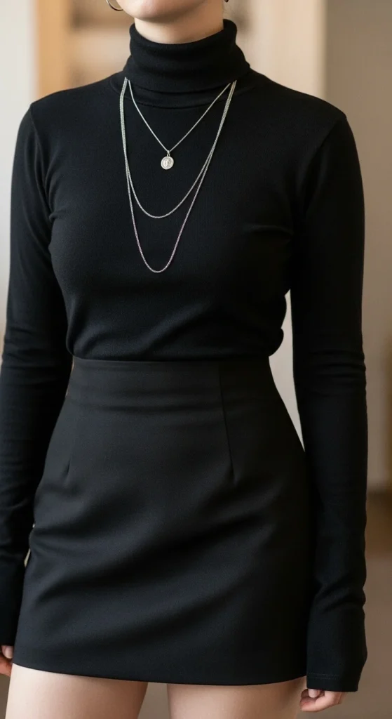 The Simple Black Turtleneck