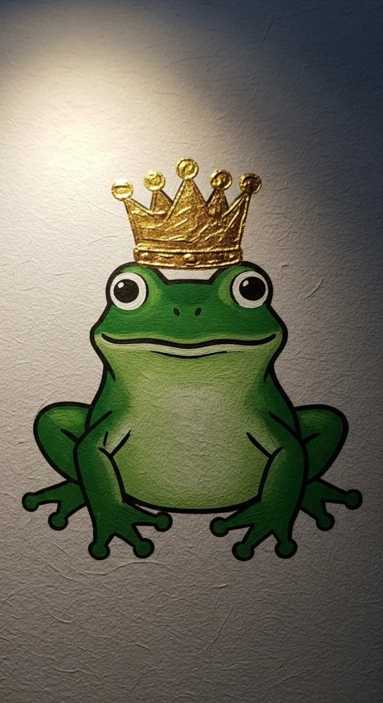 A Frog with a Crown