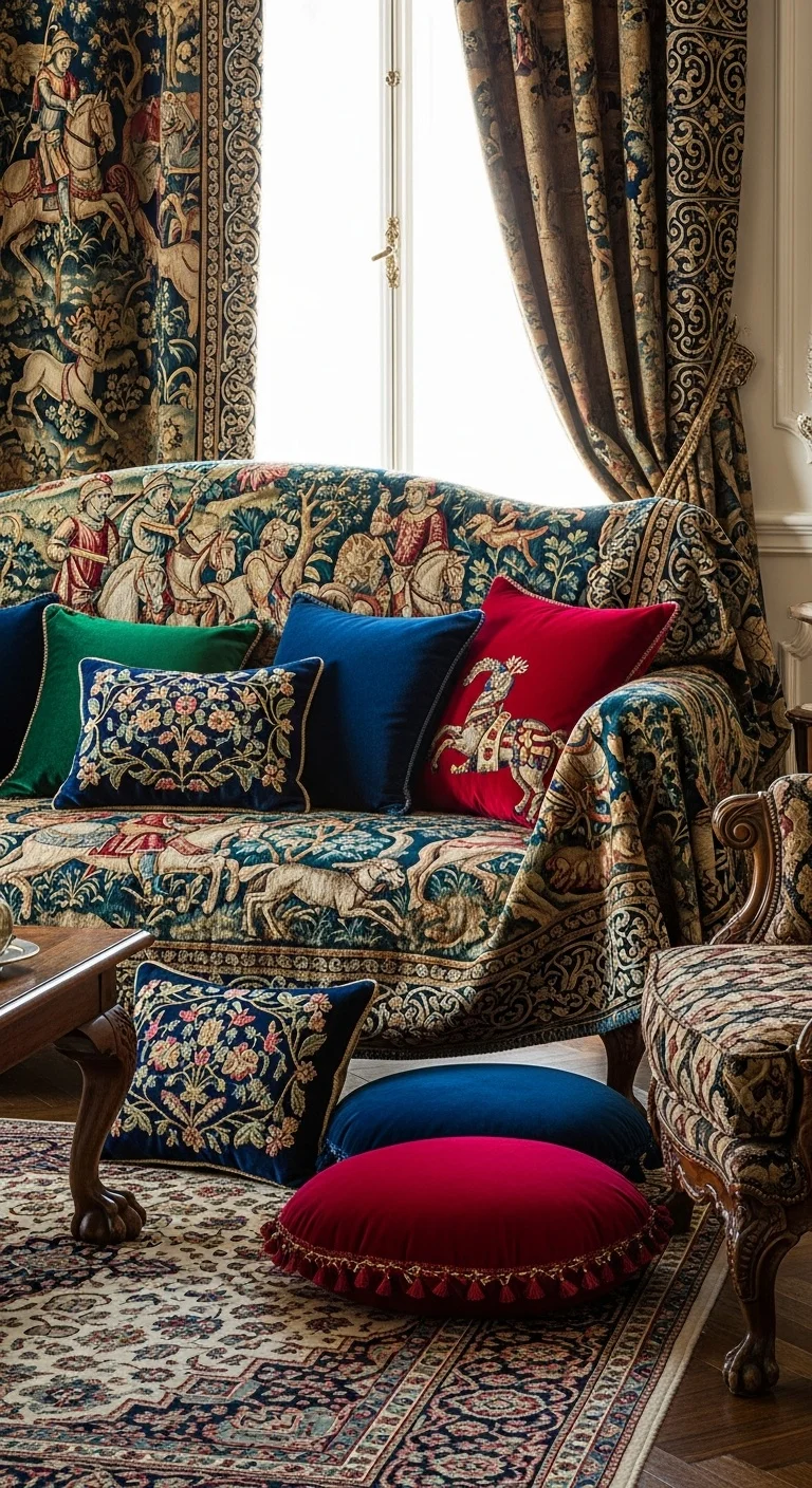 Bring in Old-World Textiles