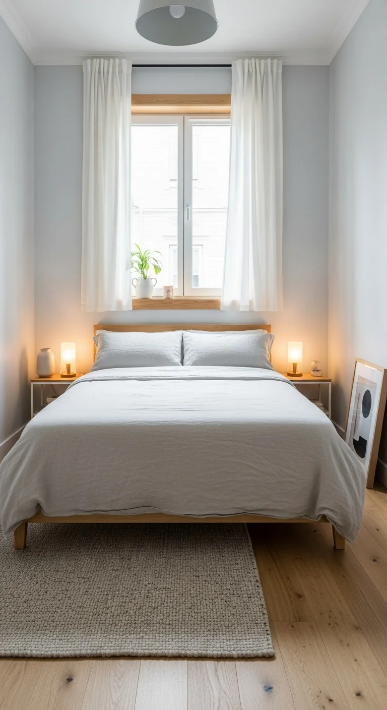 Choose a Bed with a Low-Profile Headboard