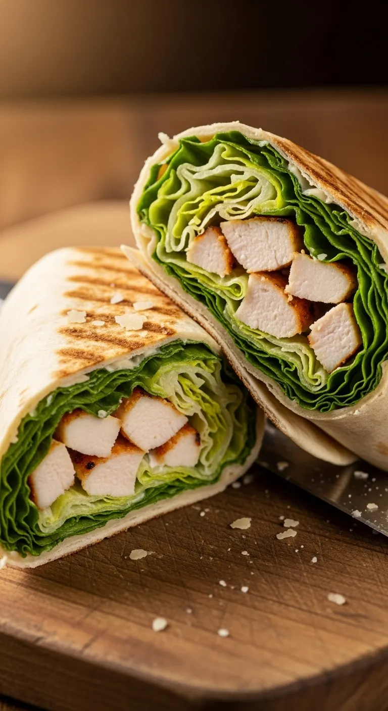 Chicken Caesar Wraps